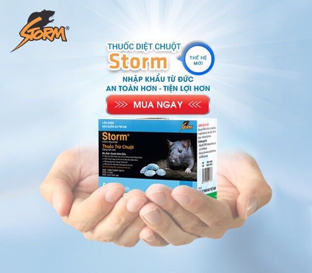 Thuốc diệt chuột STORM (gói 20 viên)