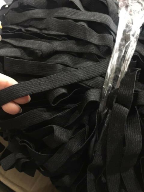 [Bó 5m - 10m] Chun ĐEN - TRẮNG bản 1cm ứng dụng trong may mặc (Noon Fashion)