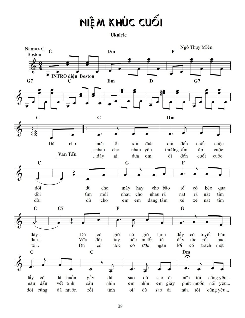tài liệu học đàn ukulele tập 1