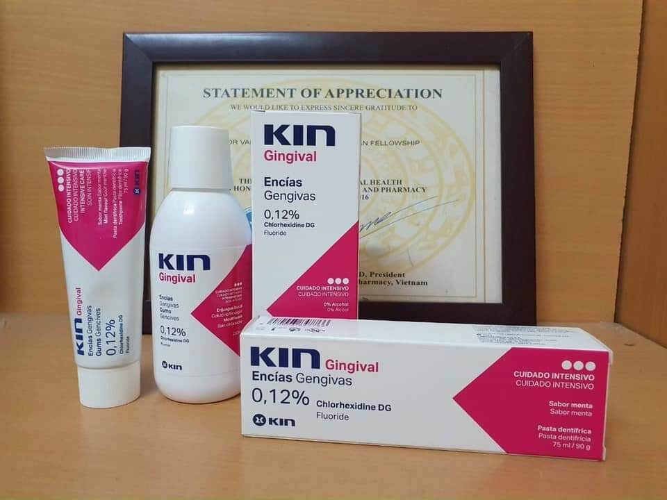 COMBO Viêm nướu Kin Gingival - Sát Khuẩn Miệng Họng