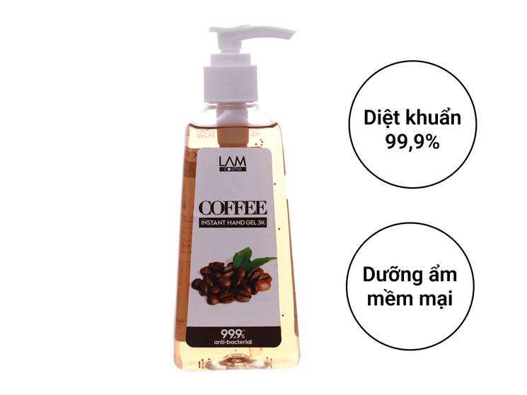Gel rửa tay khô 3k Lamcosmes 240ml