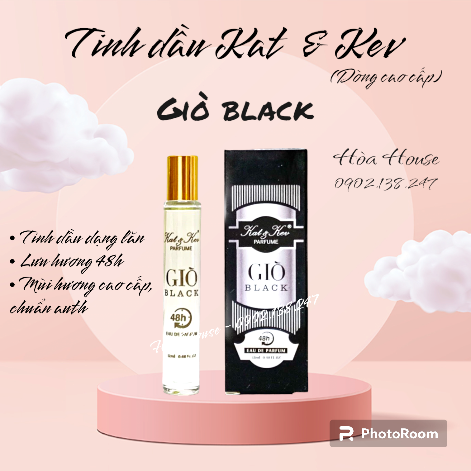Nước hoa Kat & Kev - Giò Đen