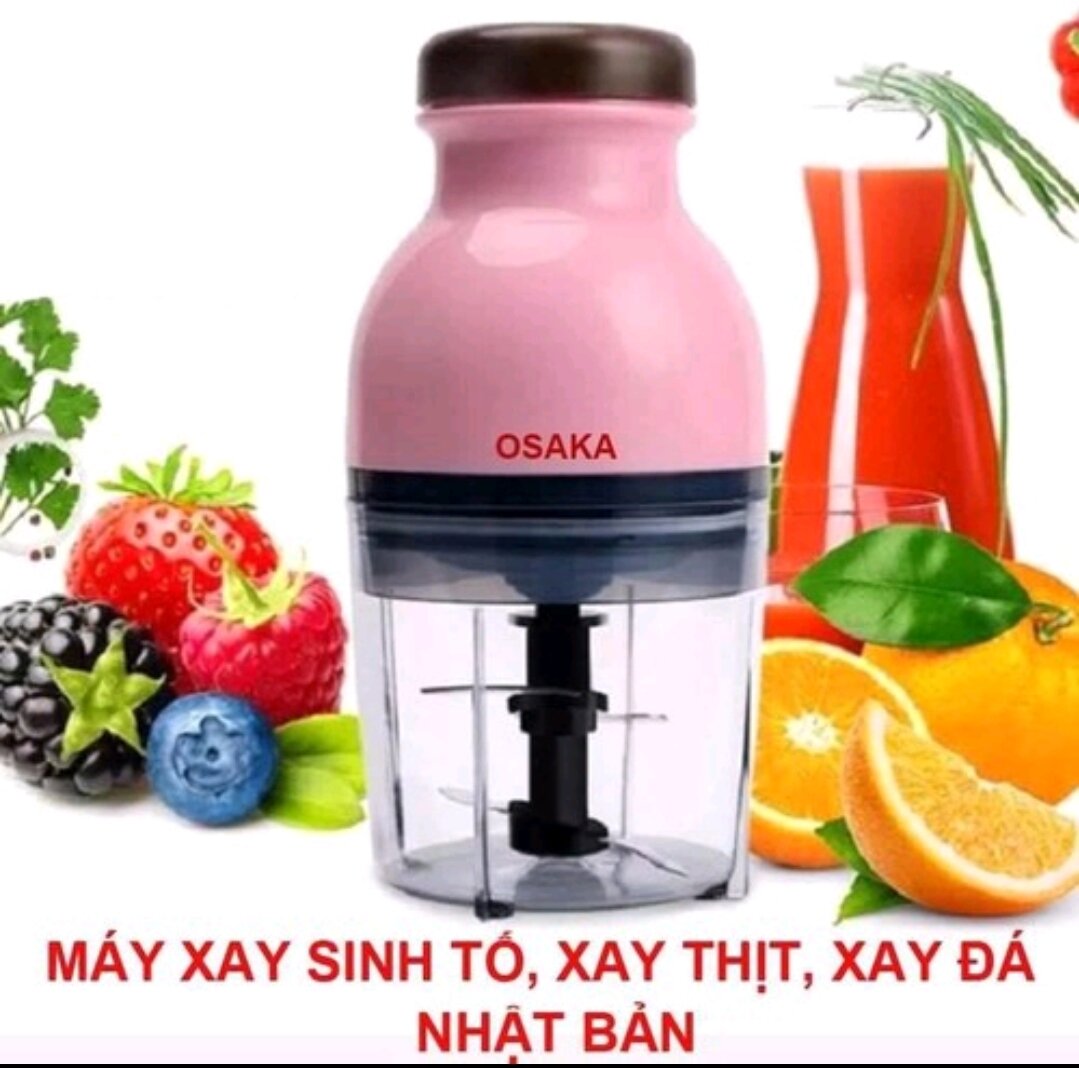 Máy xay sinh tố xay thịt xay đá đa năng osaka nắp nâu chính hãng