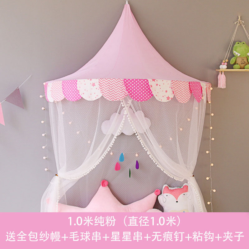 Children's Tent Reading Corner Bed Canopy Voile Indoor Princess Playhouse Small House Kindergarten Reading Corner Doll Home