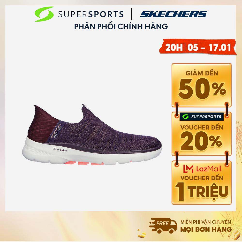 SKECHERS Giày thể thao nữ Go Walk 6 124569-PLUM