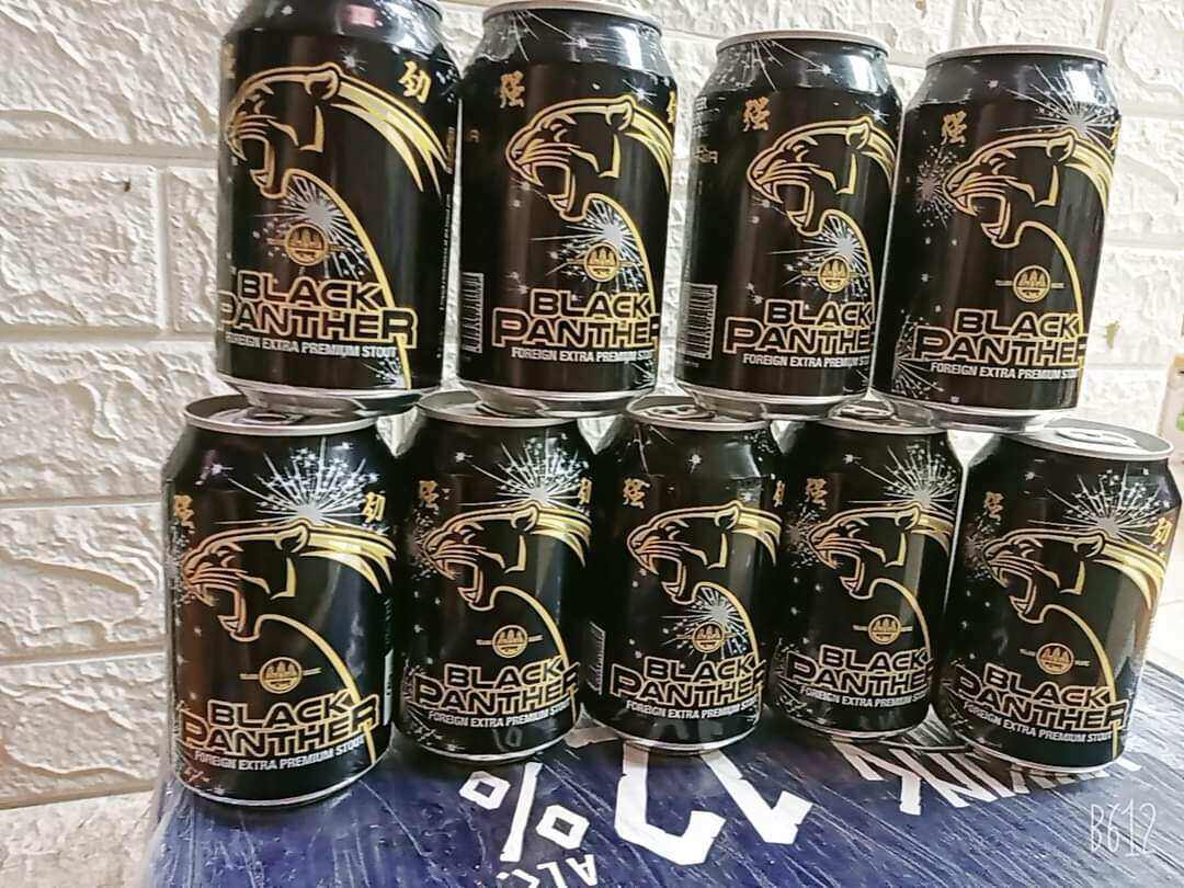 Bia đen black panther.thung.24lon.330ml.