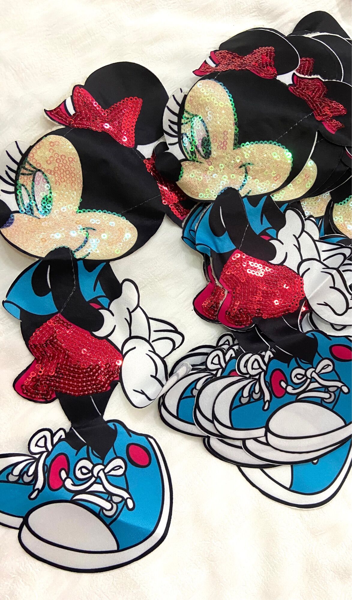 Miếng vá trang trí quần áo hình chuột micky