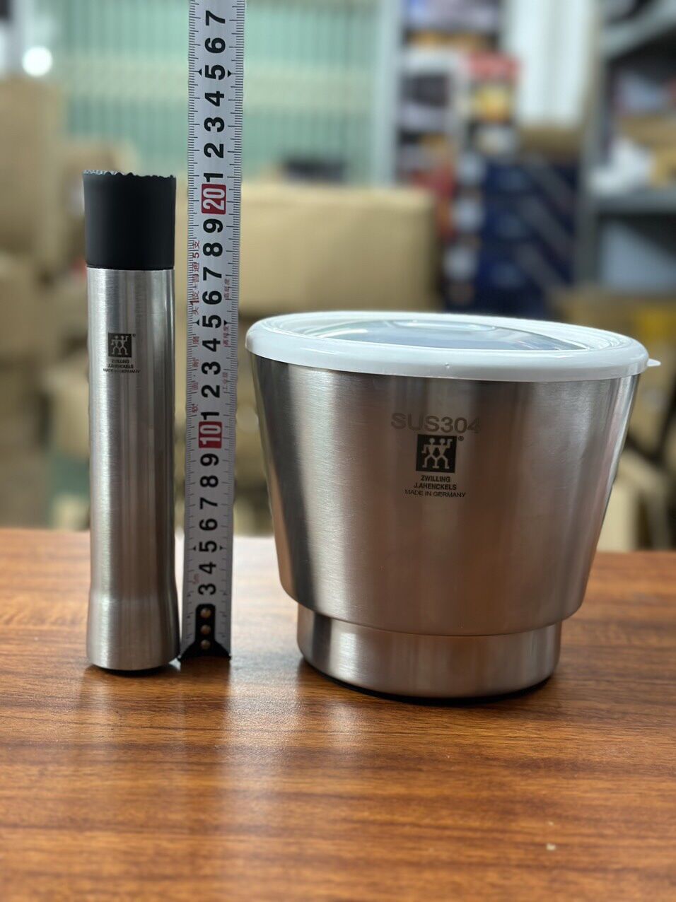Bộ chày cối inox hàng bãi Đức