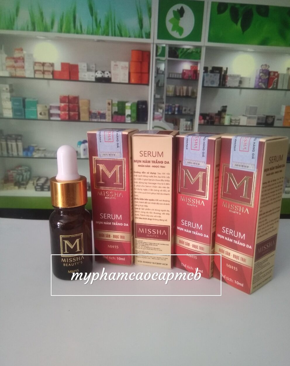 Serum missha mụn nám trắng da nhân sâm 10ml