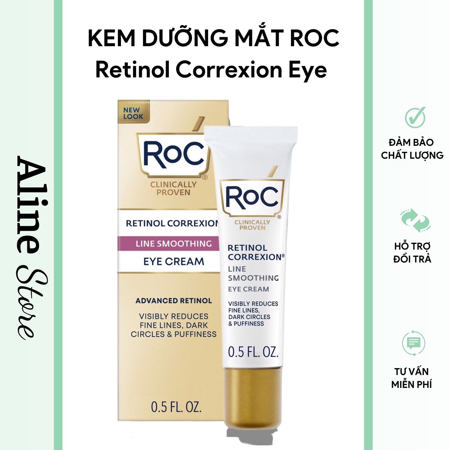 KEM DƯỠNG MẮT ROC Retinol Correxion Eye Cream