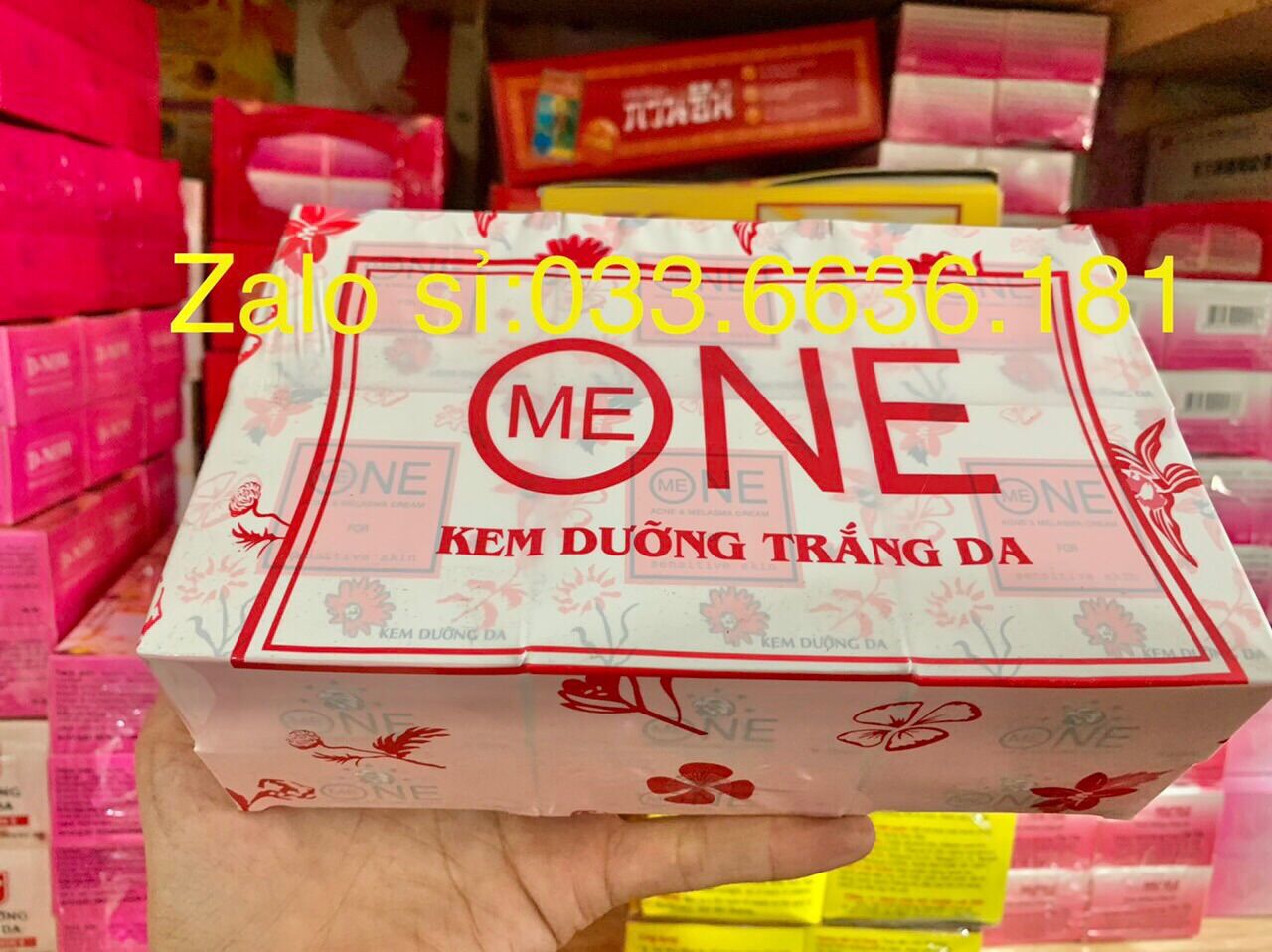 Sỉ 10 hủ kem one me trắng da hủ 4g