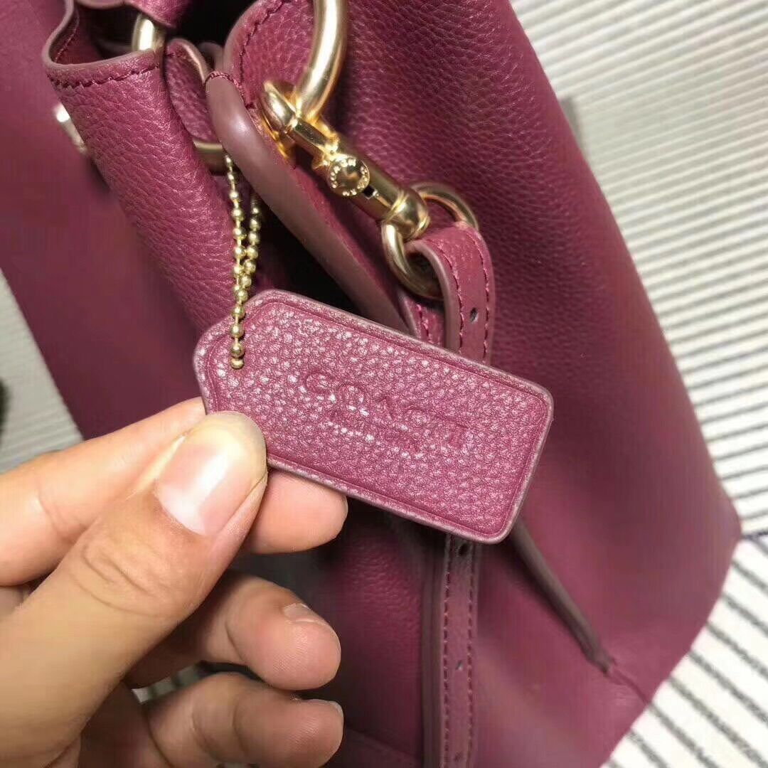 Túi Coach bucket da thật nguyên chiếc