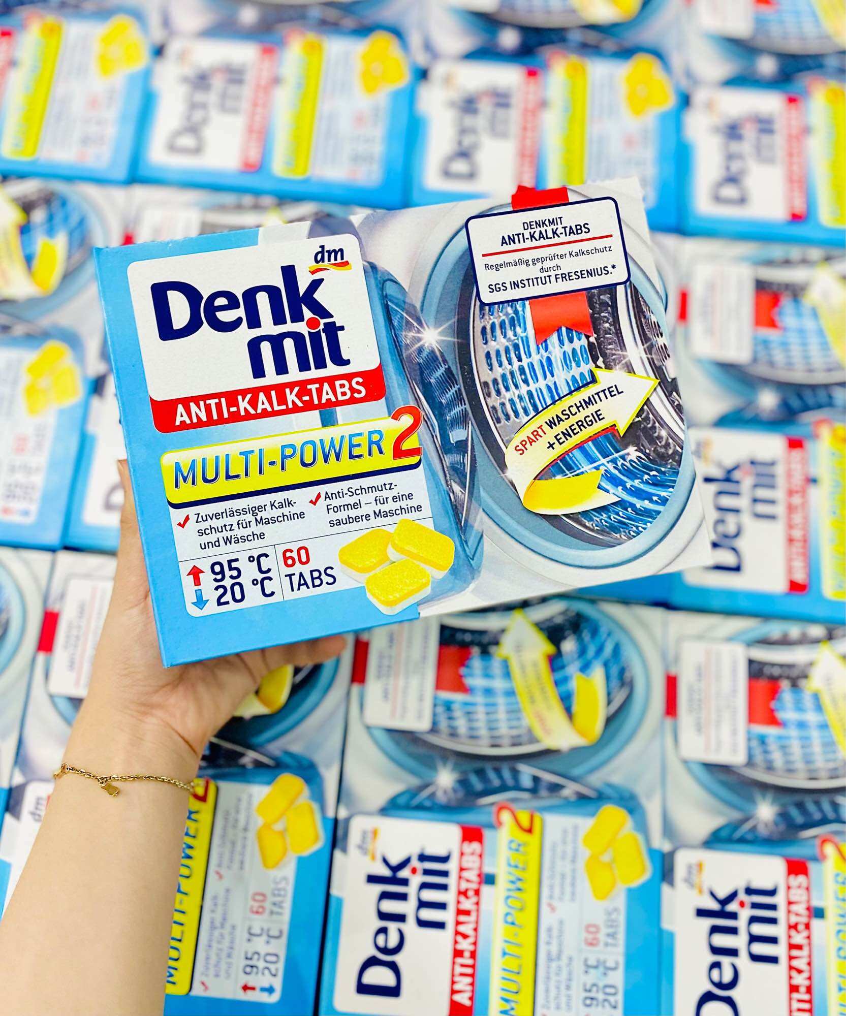 Viên tẩy lồng giặt Denkmit Đức