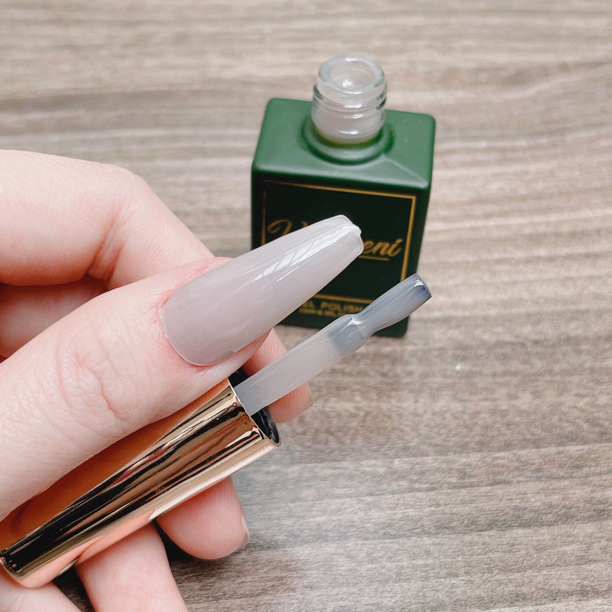 Sơn gel màu THẠCH GHI ĐÁ Vendeeni chai 15ml