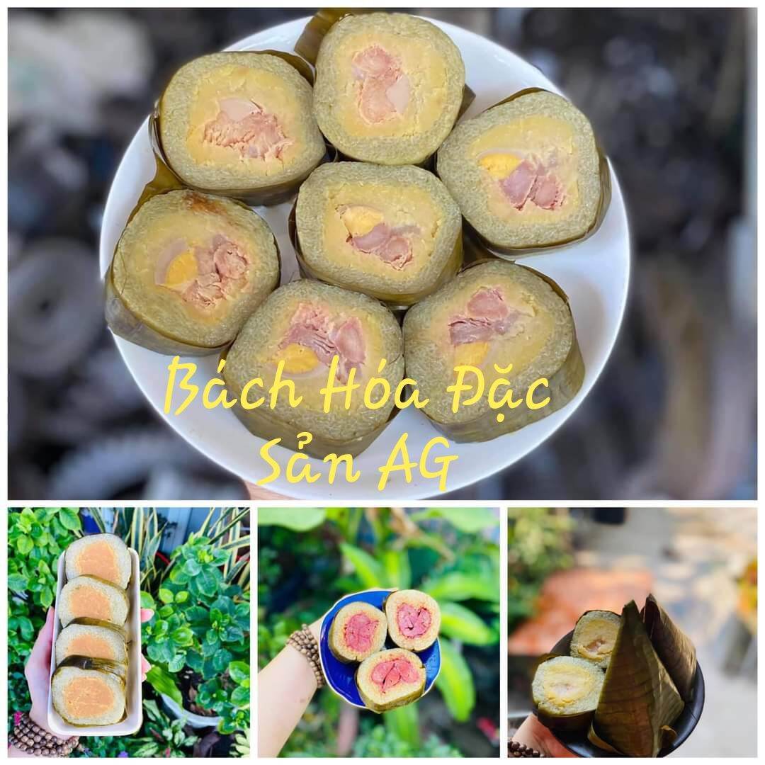 [Bánh Tét Miền Tây]_Nhân đậu mỡ ~500gr (có hút chân không)