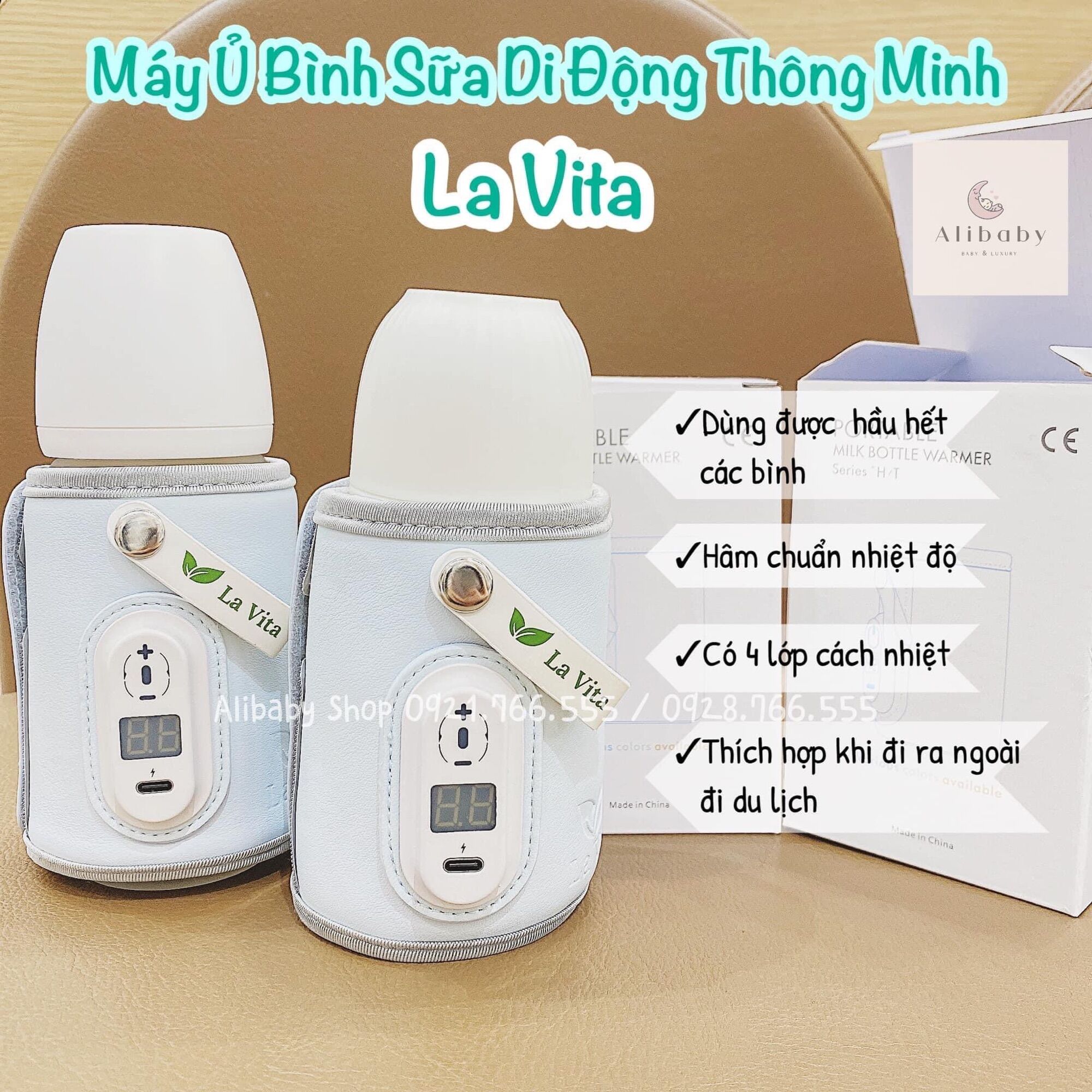 Đai Ủ Bình Sữa/Túi Ủ Cắm Điện Usb LaViTa