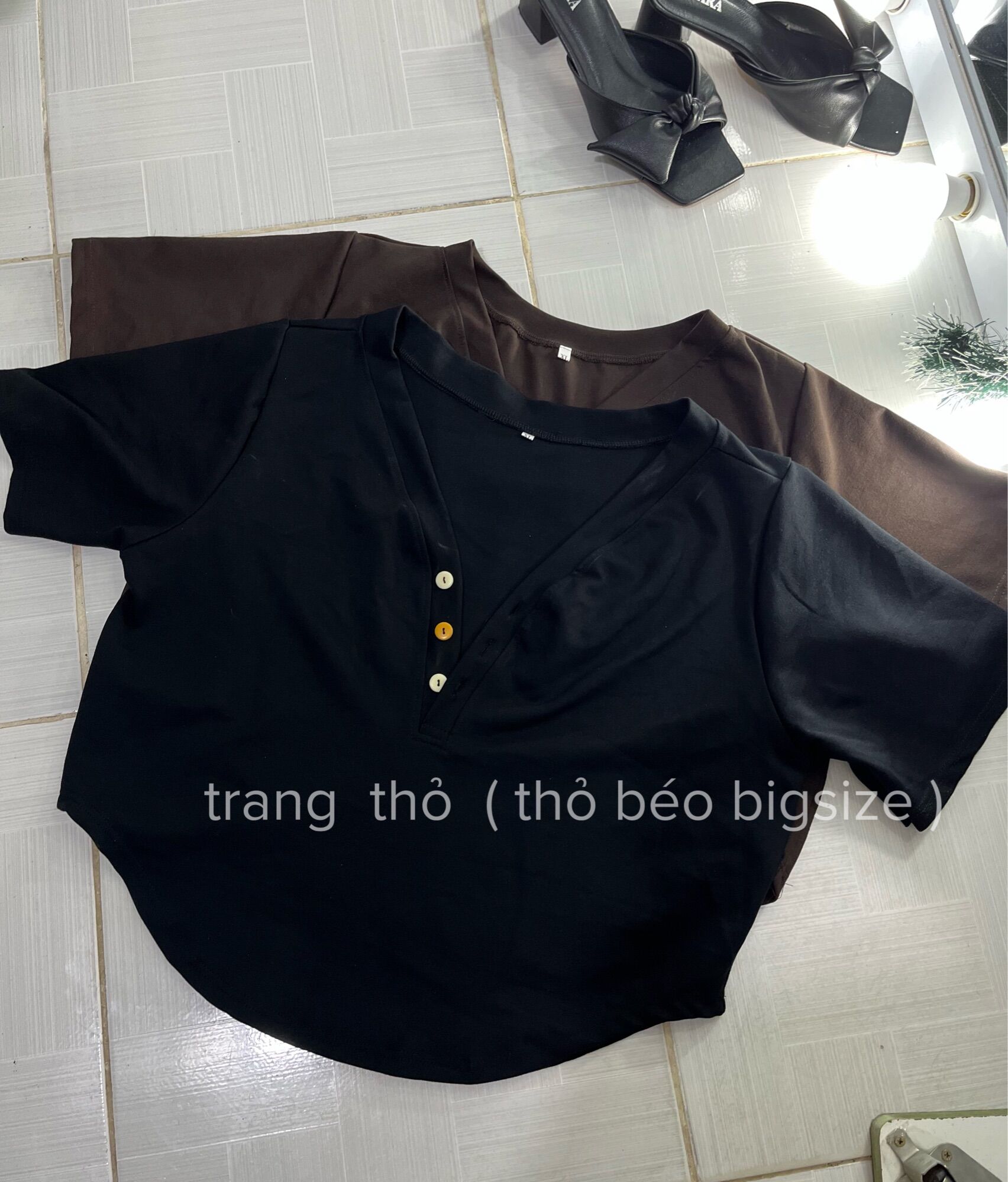 [THOBIGSIZE - ẢNH CHÍNH CHỦ] ÁO THUN VẠT BẦU 65-95kg