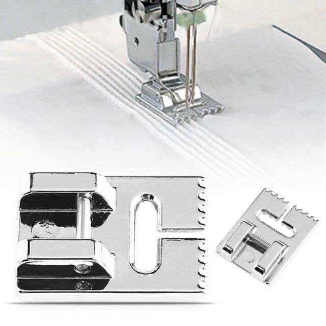 Chân vịt may gân nổi sử dụng cho máy may gia đình đa năng