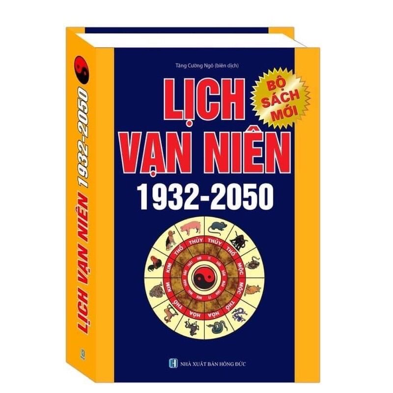 Sách - lịch vạn niên 1932 - 2050