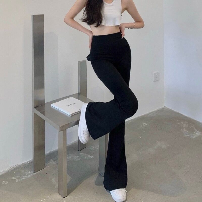 QUẦN ỐNG LOE LƯNG THUN   ÔM BODY Q6 🤗