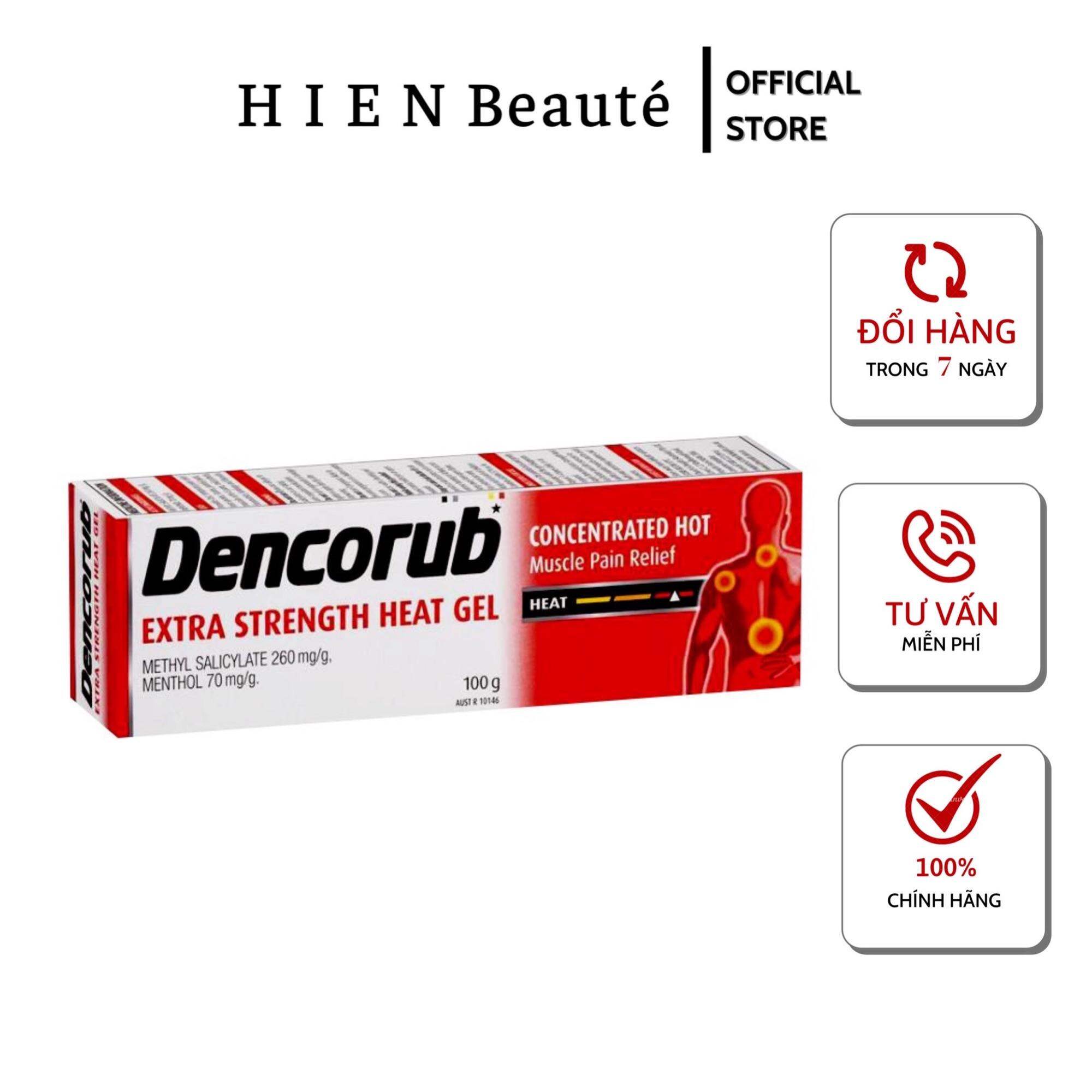 Dầu Xoa Bóp Dencorub Extra Strength Heat Gel 100g Úc