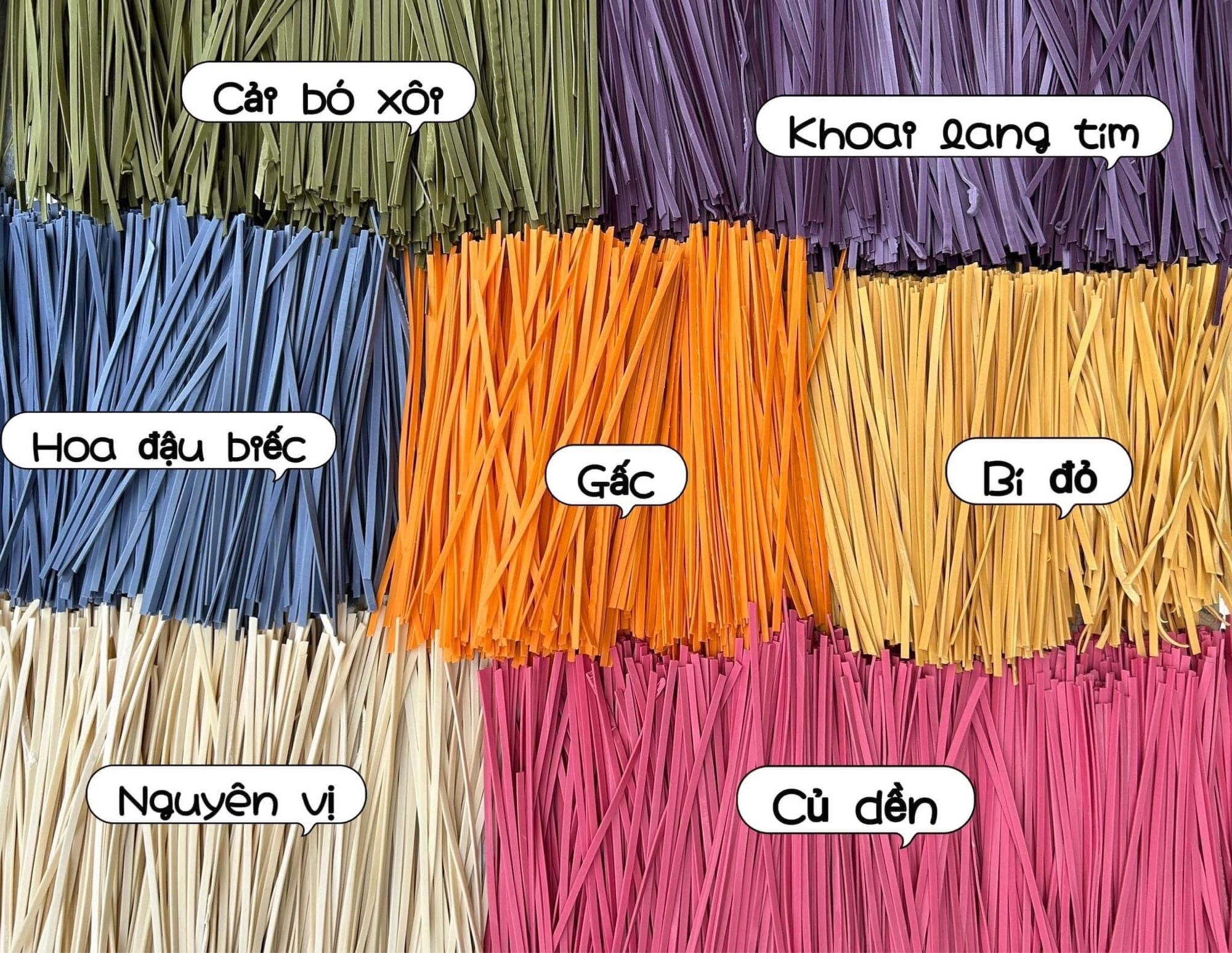 100g mì/phở / nui hữu cơ handmade cho bé ăn dặm