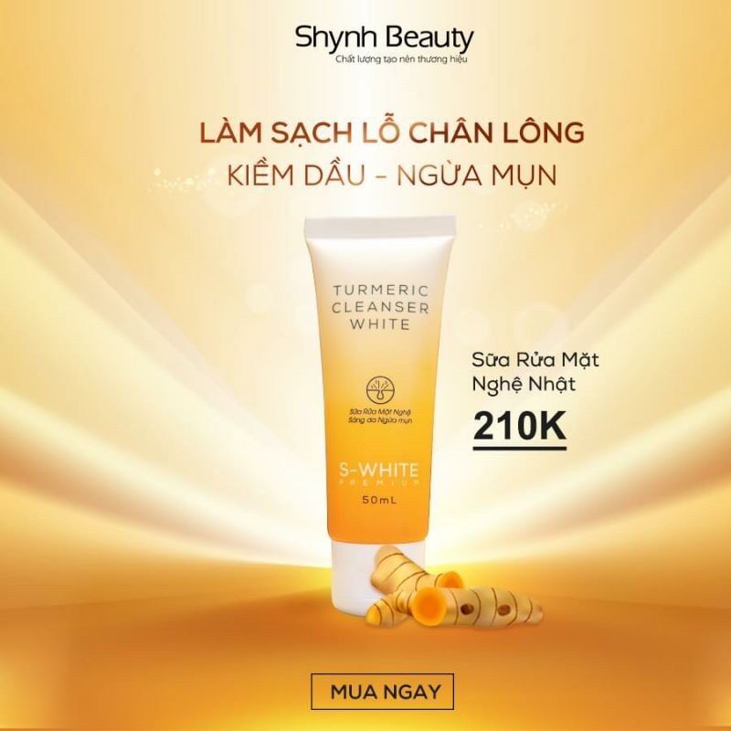 Sữa rữa mặt nghệ nhật swhite 2025