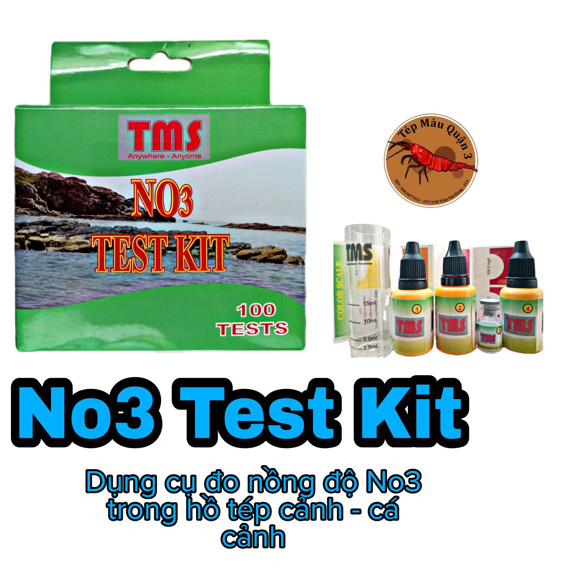 Dung Dịch Test No3 ( Nitrat ) TMS Tép Cảnh - Cá Cảnh