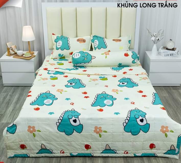 Bộ ga gối 3 món Cotton Poly Bốn mùa đủ size