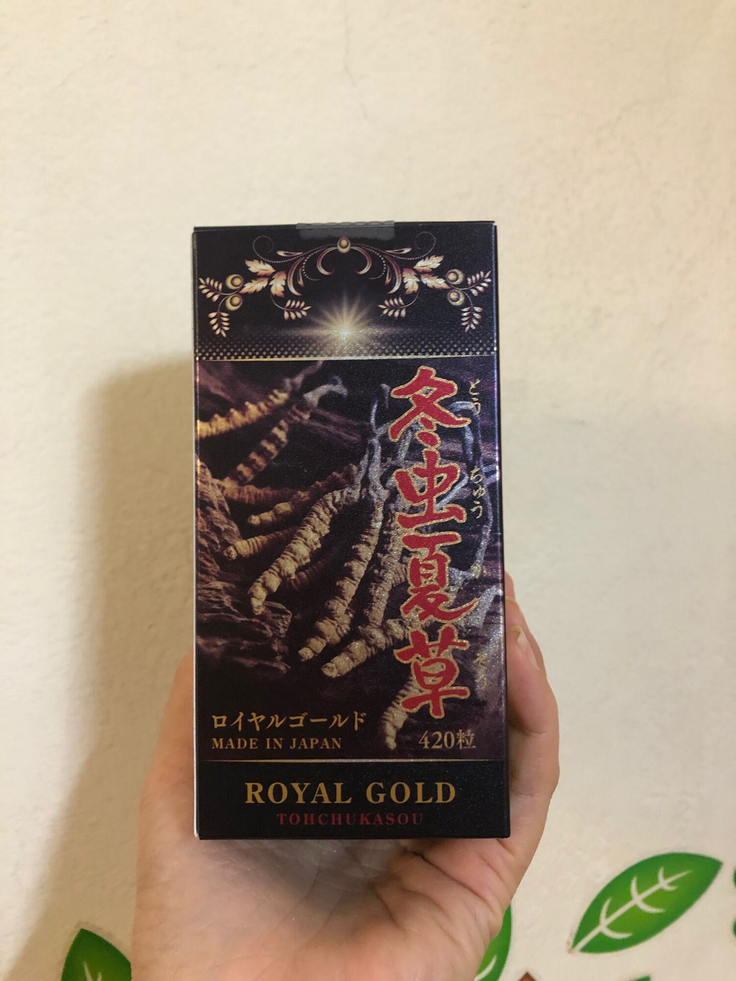 Auth-date xa Viên uống Đông trùng hạ thảo Royal Gold 420 viên Nhật Bản