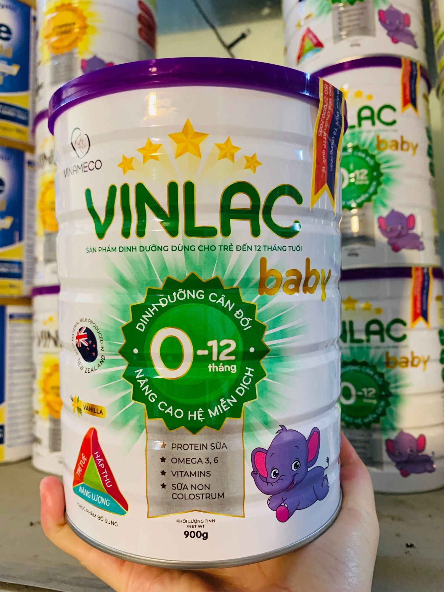 Sữa vinlac số 0-12 tháng 900g date mới nhất