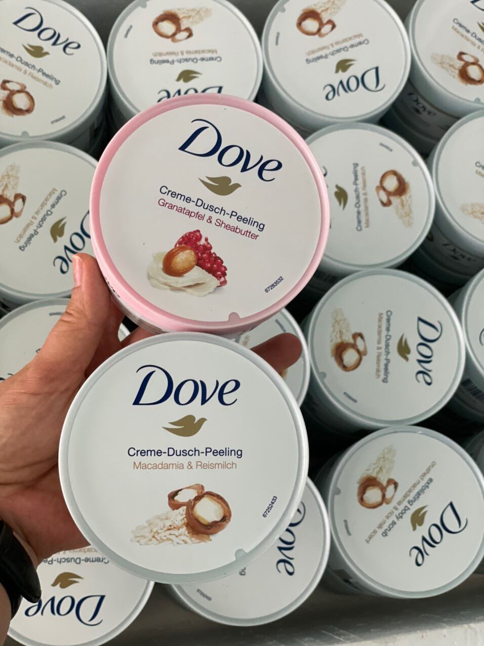 tẩy da chết dove hàng xách tay đức