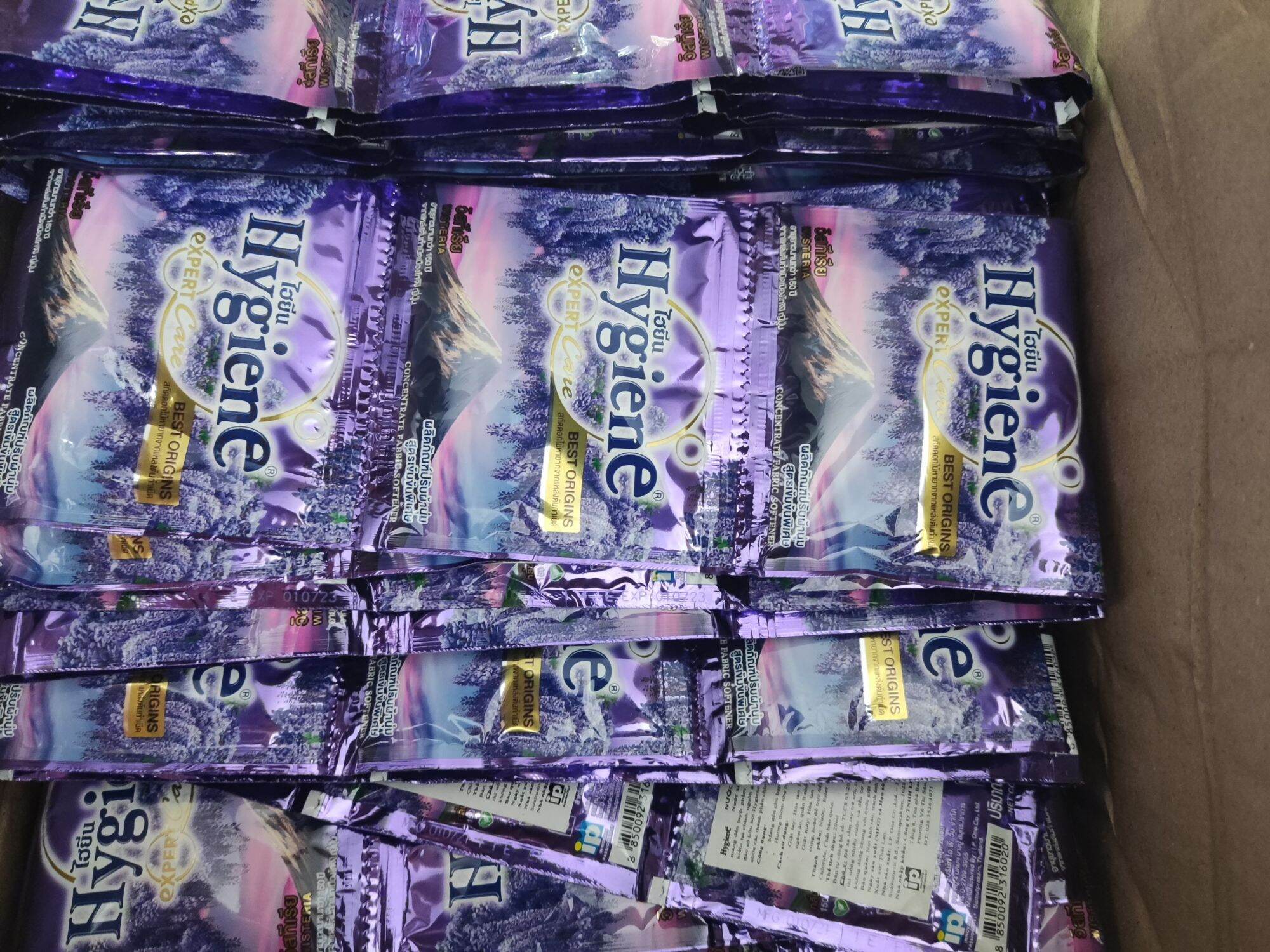 Combo 10 dây (120 gói) nước xả vải Hygiene đậm đặc Thái Lan