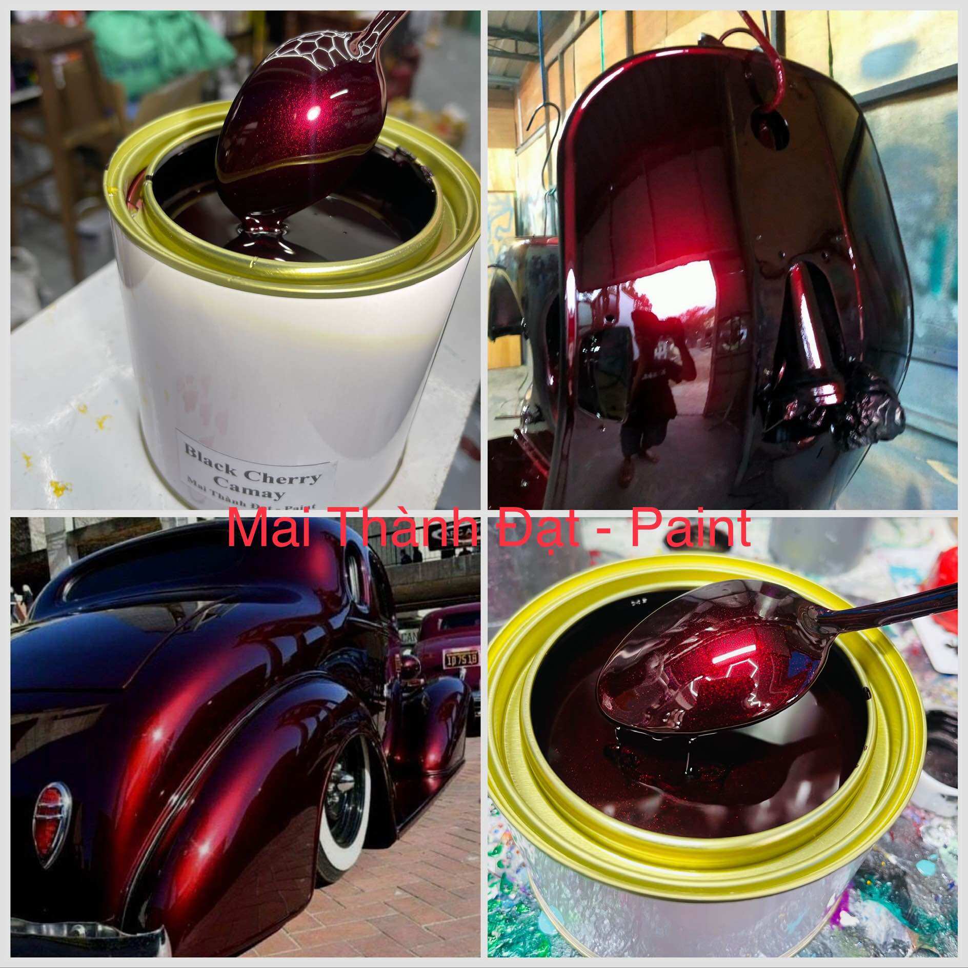Màu Sơn BlackCherry Camay Đóng gói tuỳ chọn