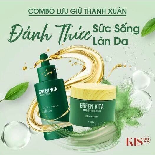 Combo Tái Sinh Da Green Vita