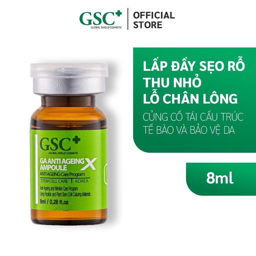 Tế Bào Gốc Giảm Sẹo Rỗ, Lỗ Chân Lông To, Xóa Nhăn Gsc