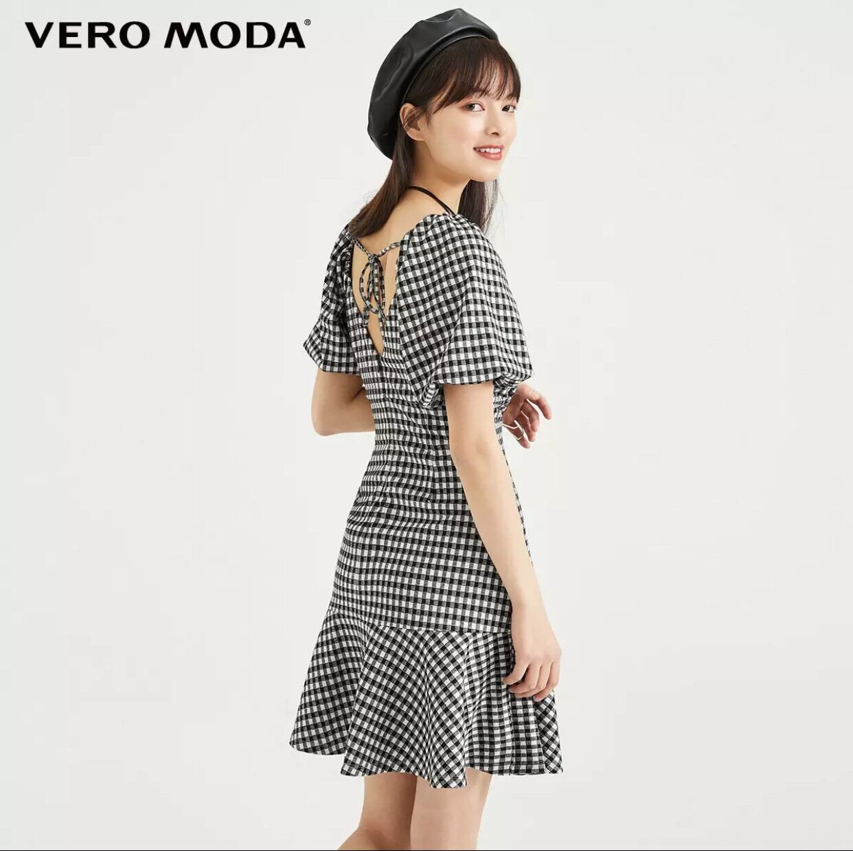 Váy kẻ Vero MODA size L