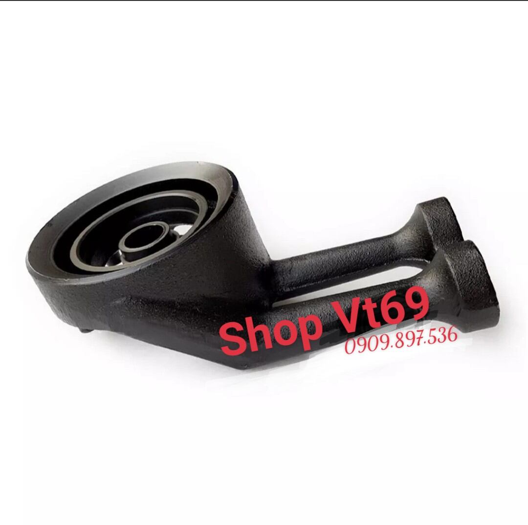 Điếu gang đôi và sen chia lửa bằng đồng có cục hâm (tc :2món)
