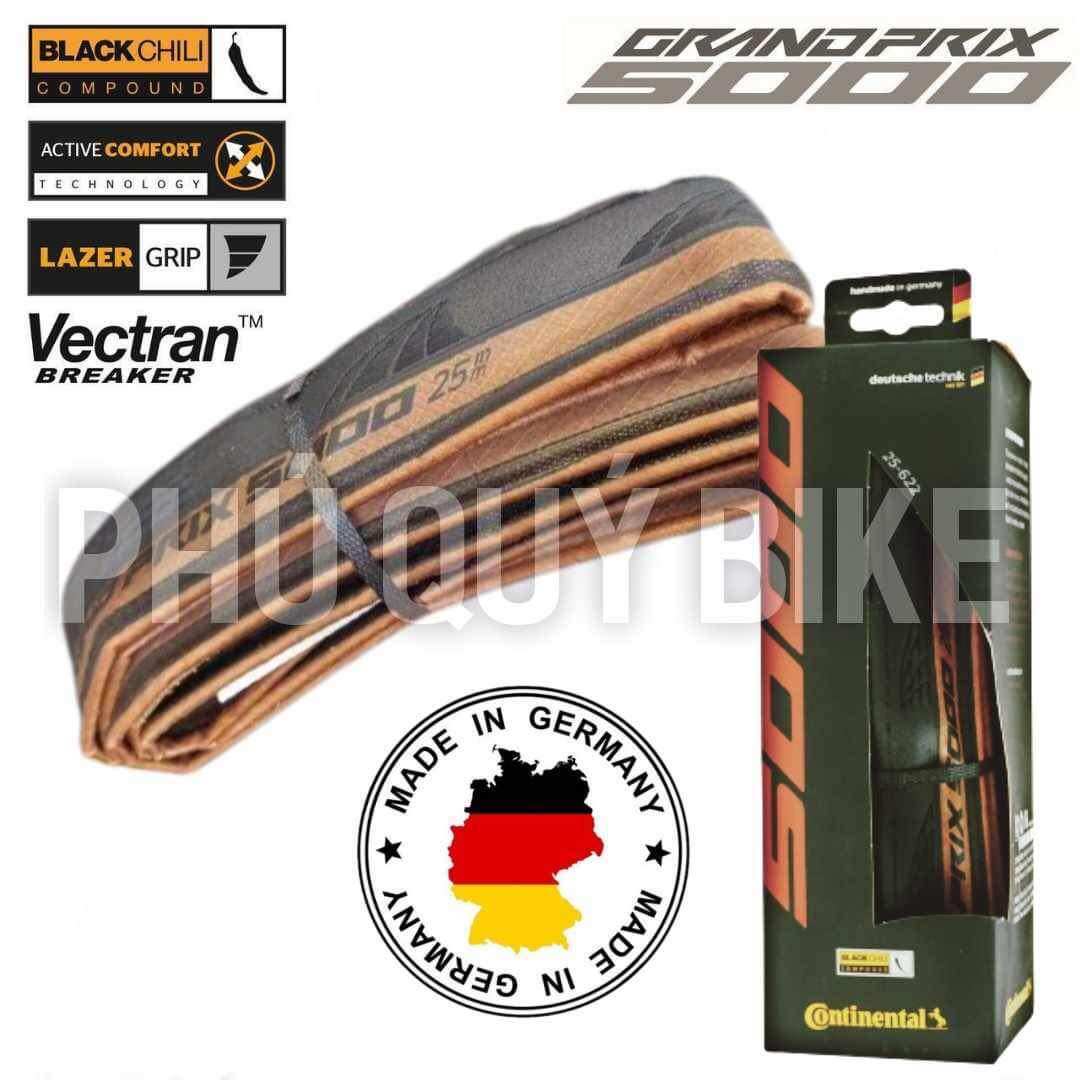 Vỏ gấp hông nâu 700x25c continental grandprix 5000 - continental grandprix 5000 folding tire
