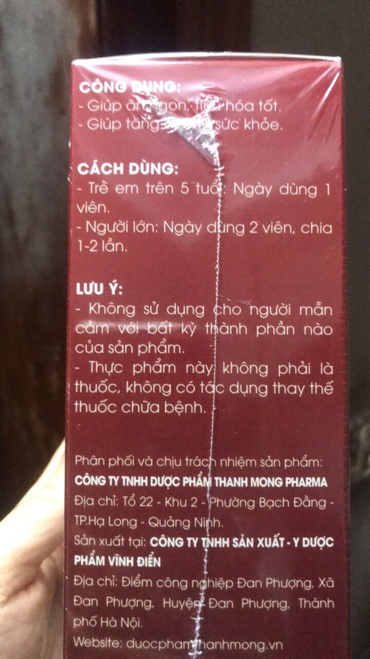 Tăng cân Sâm Plus-Viên ăn ngon Sâm Nhung Plus-249k(1 hộp 60 viên)