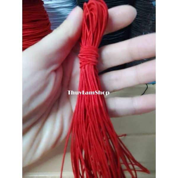[HCM]Dây thun co giãn màu trắng 10m bán sỉ