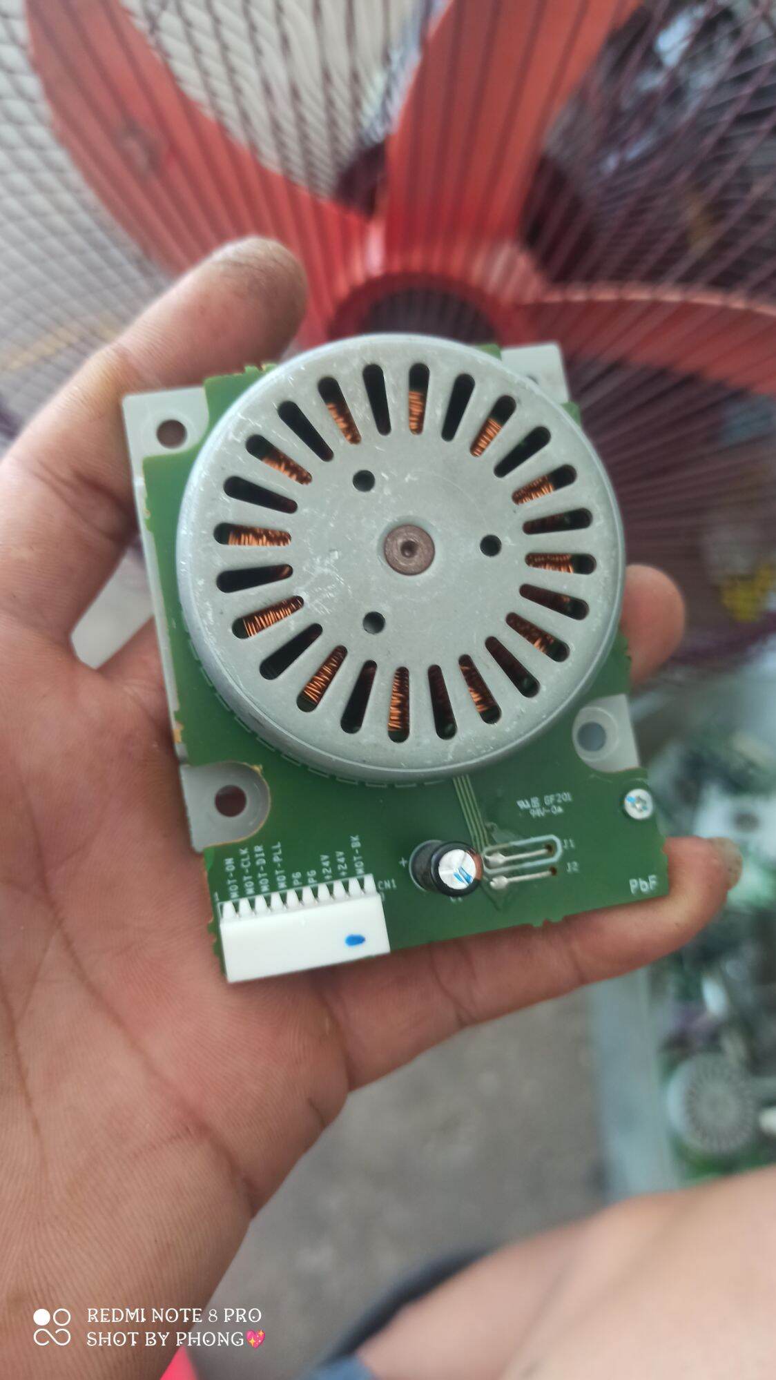 Motor bldc cốt 6mm, chạy xung clk. motor 26w, 27w, 28w 29w.