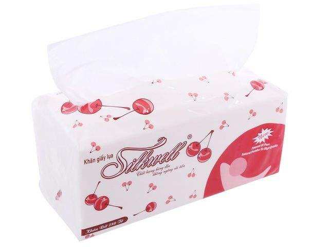 Khăn giấy rút lụa Silkwell gói 280 tờ