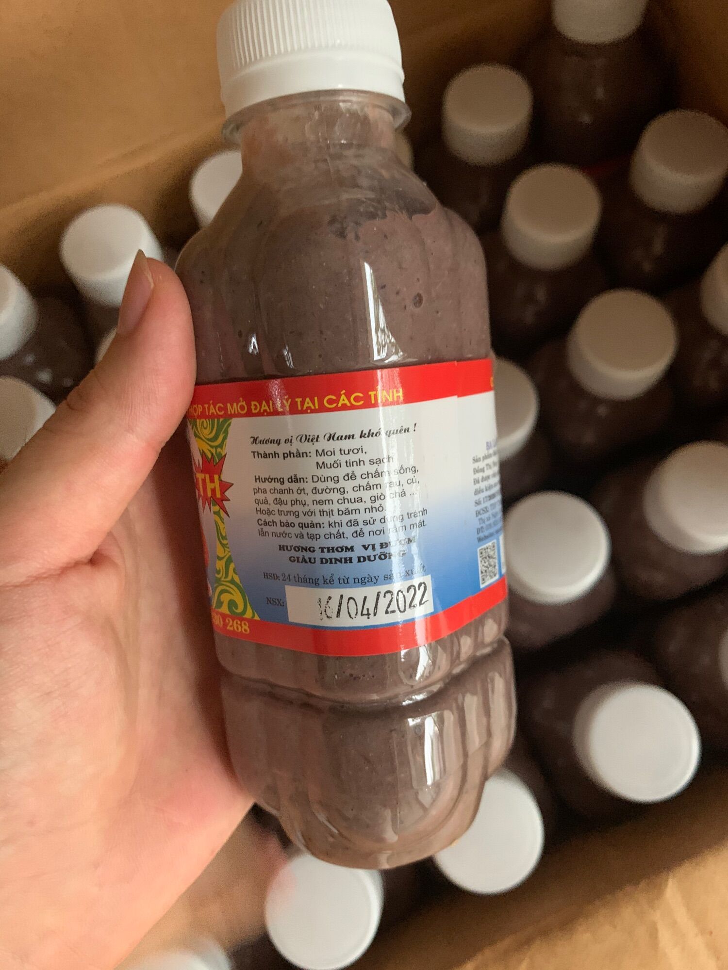 5 chai Mắm tôm Ba Làng Thanh Hoá loại ngon (chai 300ml)