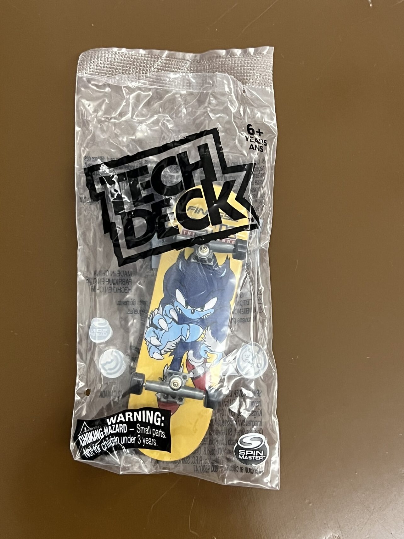 Sonik Limited Edition Tech Deck Fingerboard Collectible Childrens Gift Skateboard Toy for Boys And G