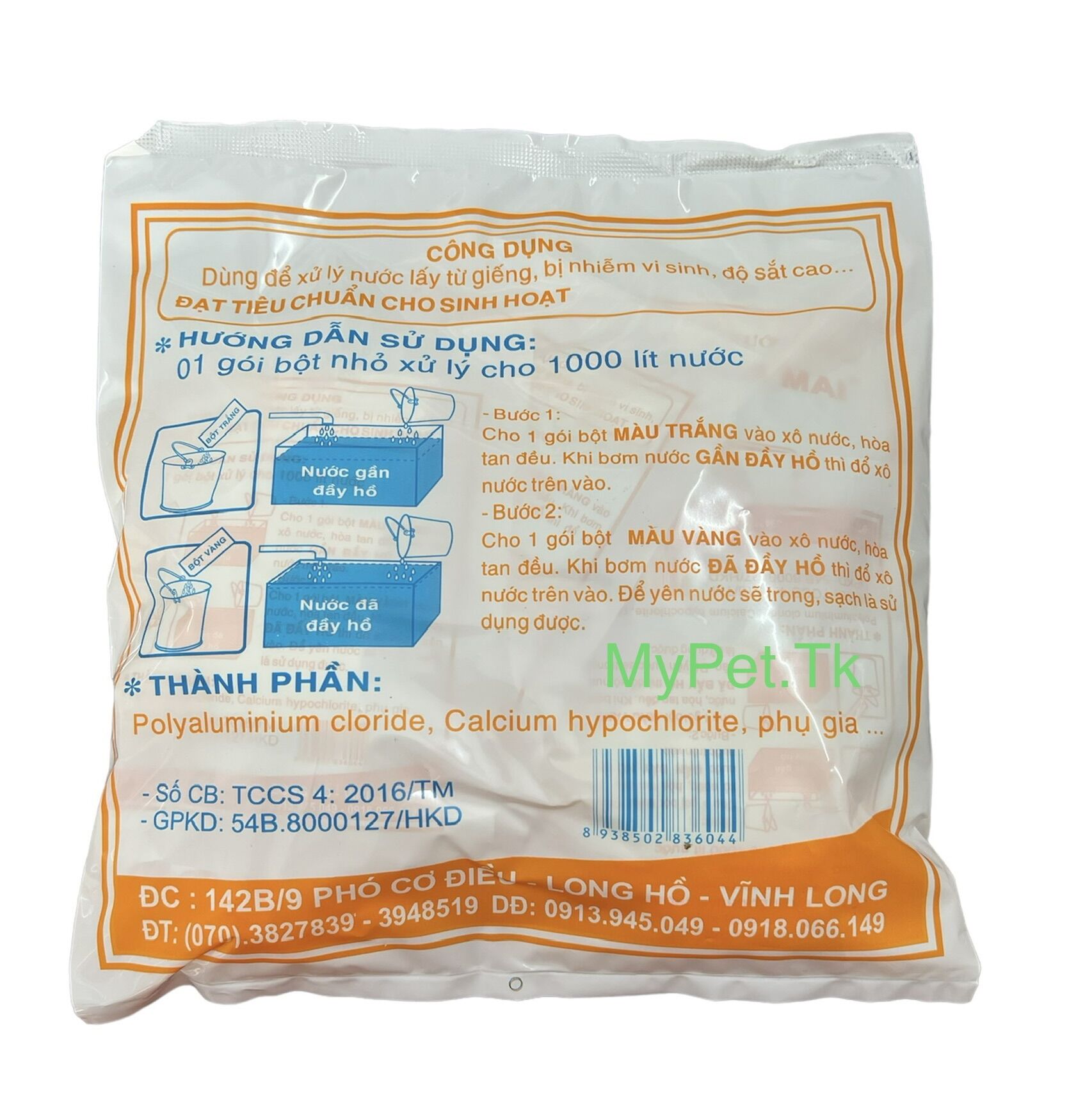 Bột xử lý nước giếng Thanh Mai Siêu Sạch ( 6 gói = 510g)