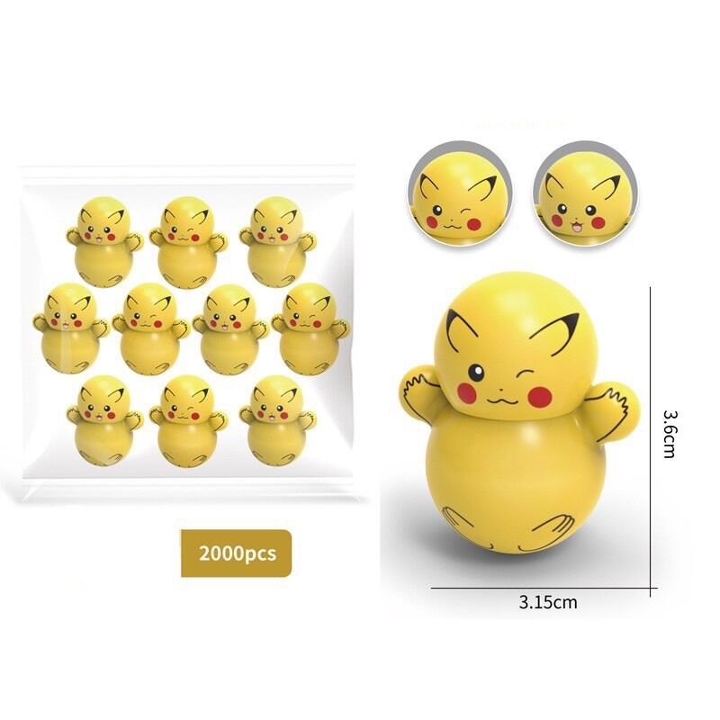 Set 30 con lật đật mini cute cho bé yêu_Lật đật squid game_Combo 30 con lật đật mini đủ loại