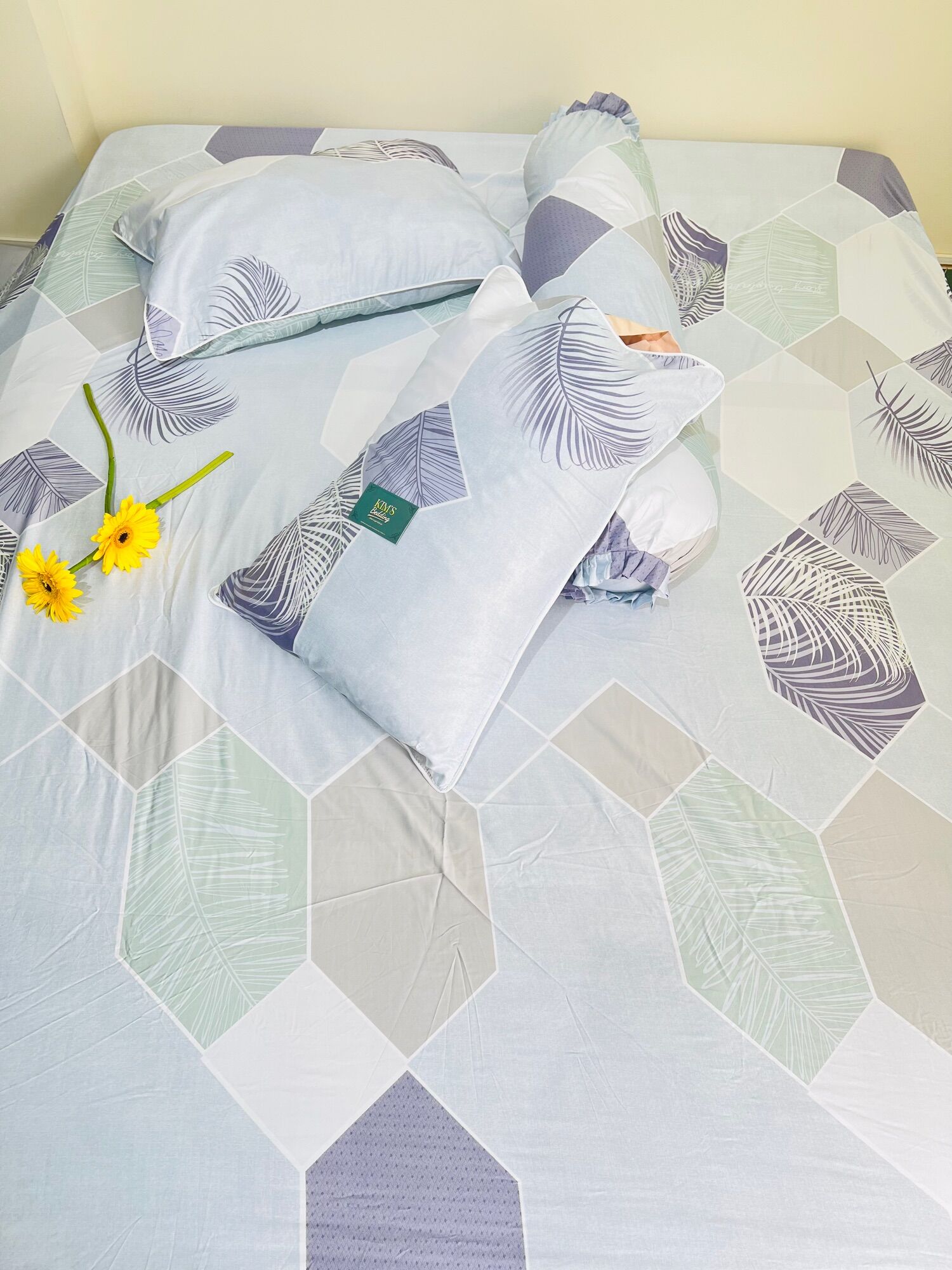 [TENCEL LỤA] Bộ 4 món ga tencel mềm mịn giá rẻ Kim’s Bedding