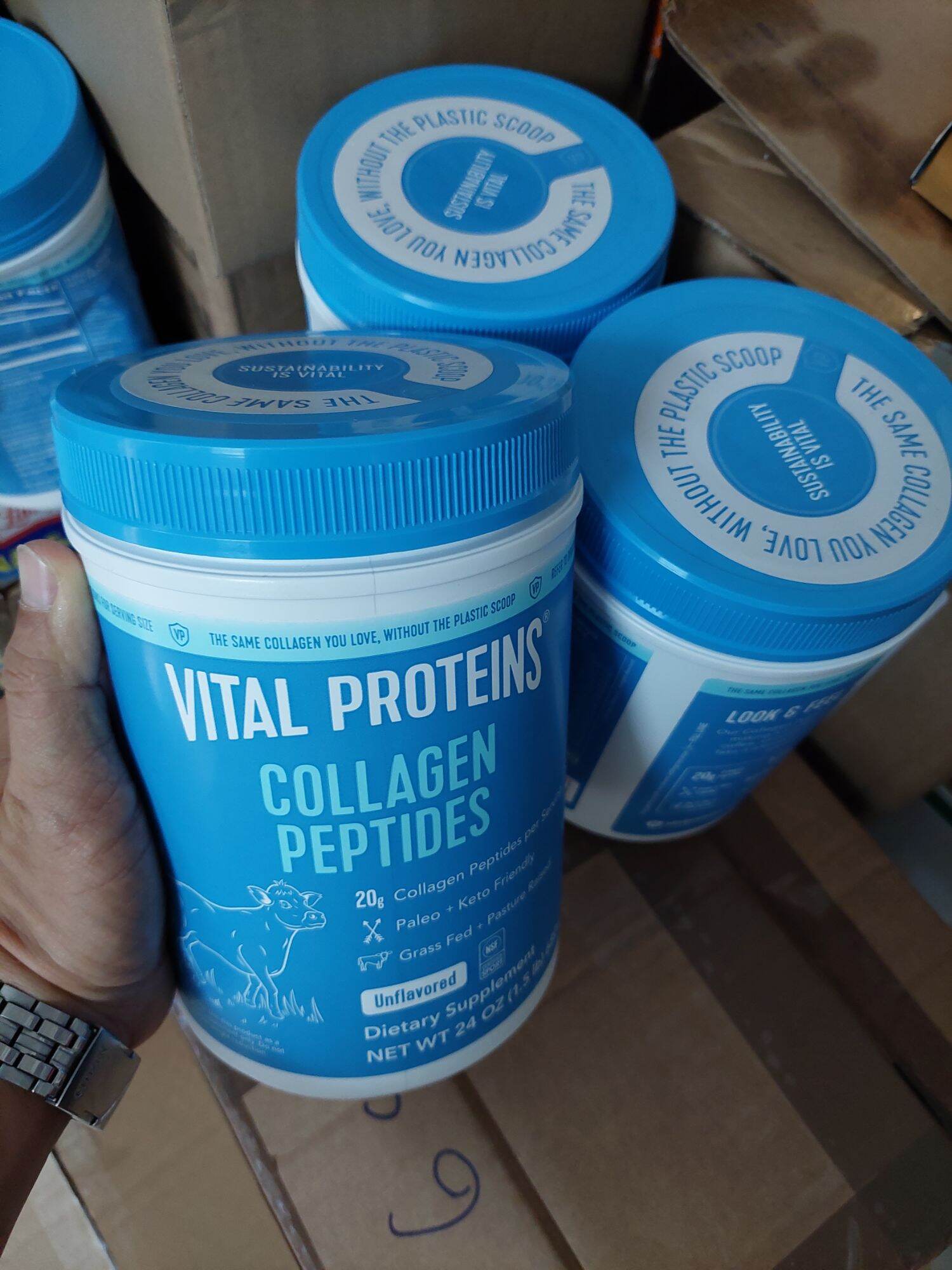 BỘT COLLAGEN VITAL PROTEINS COLLAGEN PEPTIDES UNFLAVORED 680G