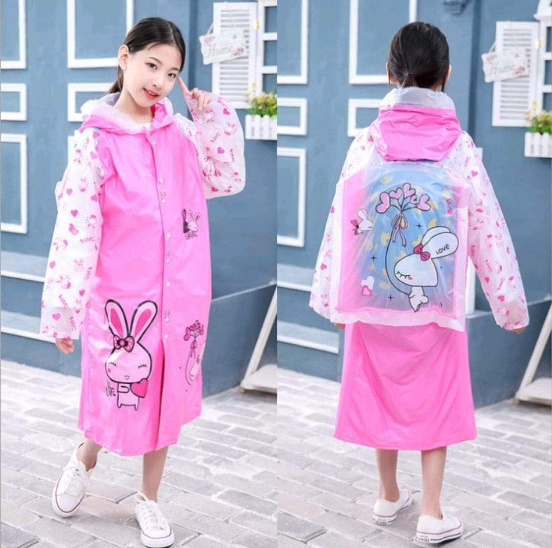 Áo mưa cho bé từ 4 đến 12 tuổi